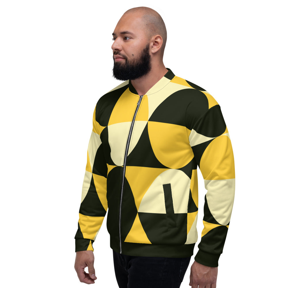 Yellow and Black Eggs | Bomber Jacket