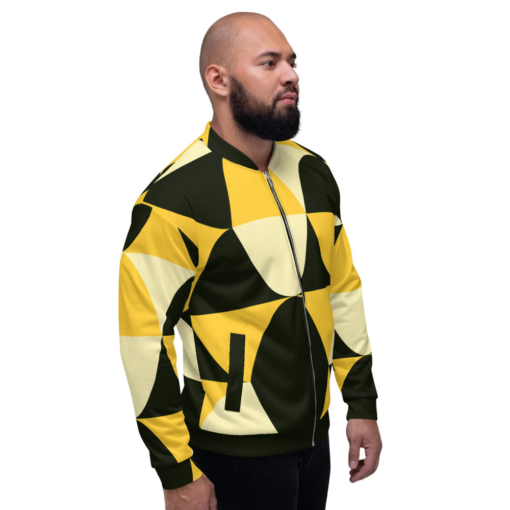 Yellow and Black Eggs | Bomber Jacket