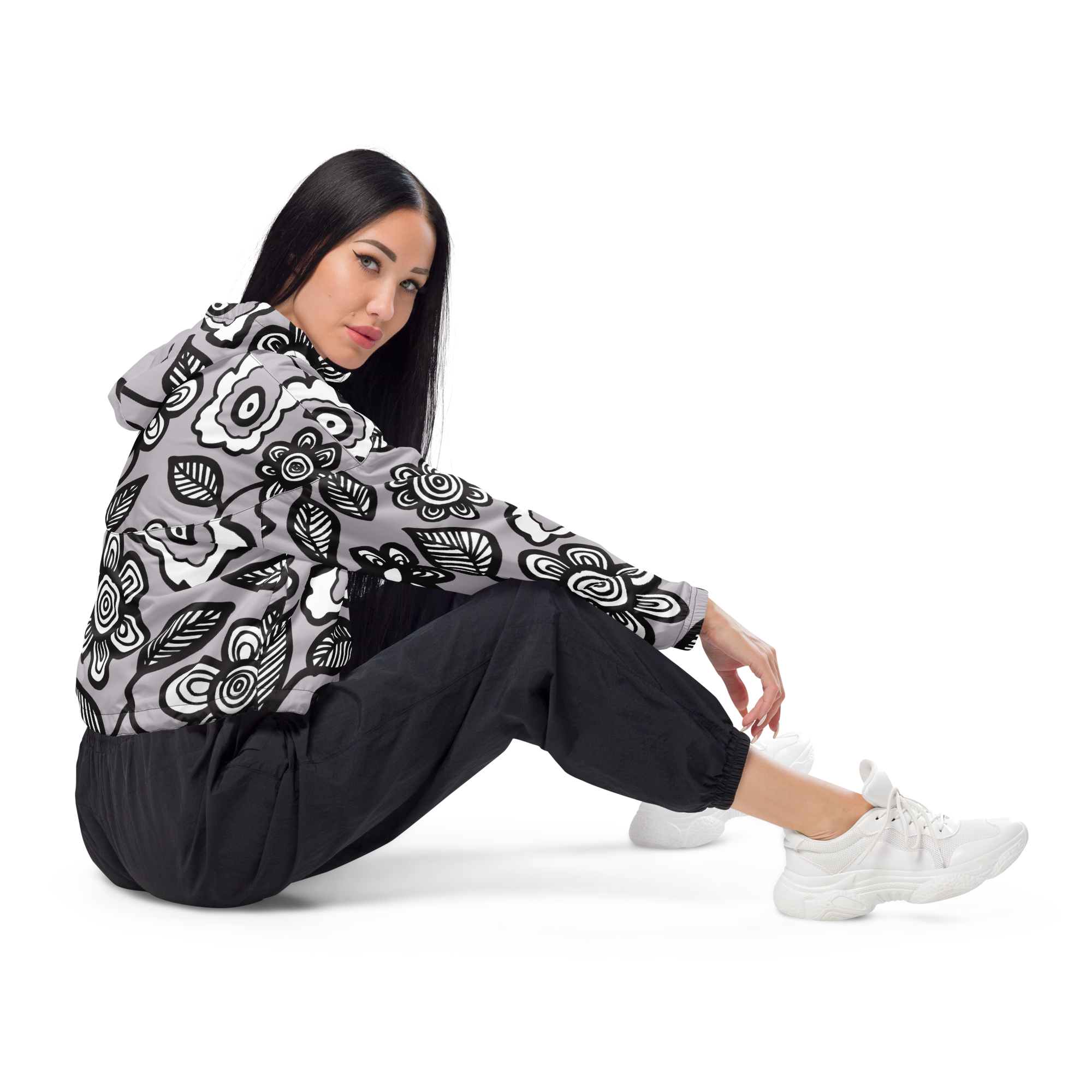 Spring Magic | Women’s cropped windbreaker