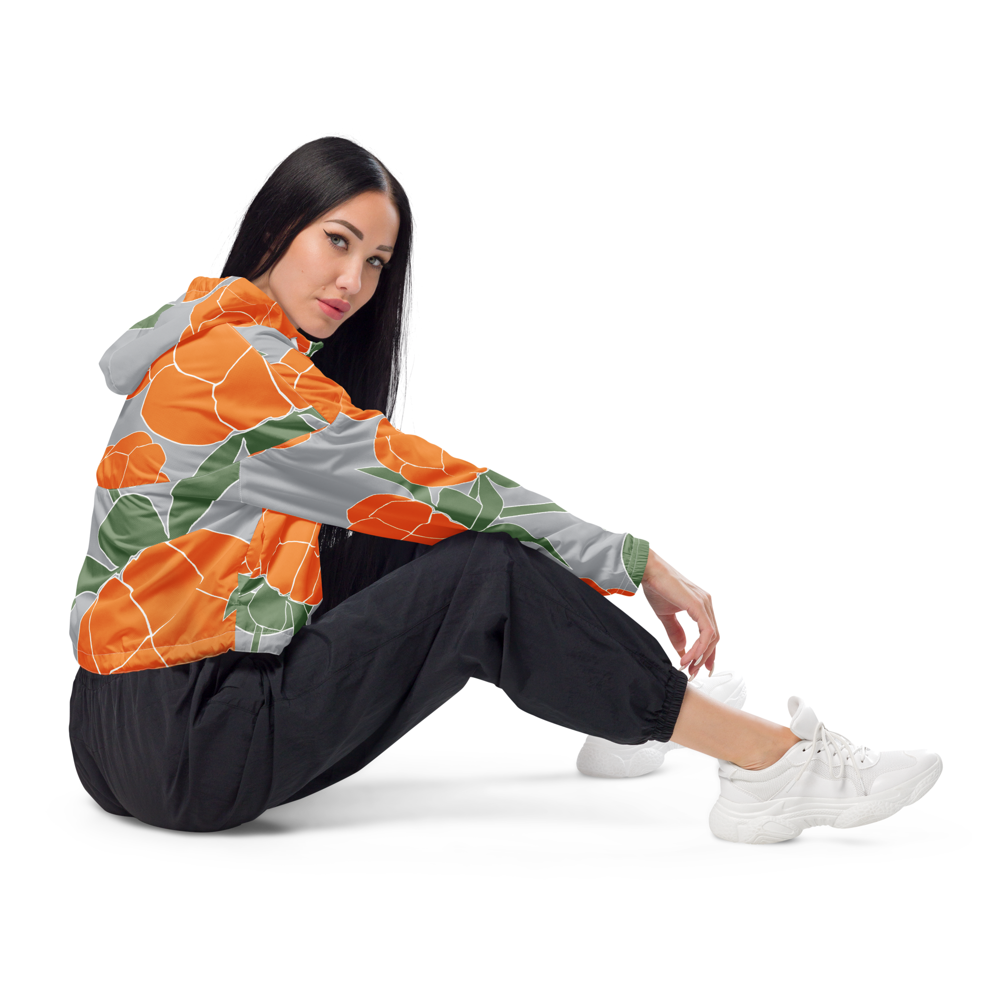 Lakka Ornament | Women’s cropped windbreaker