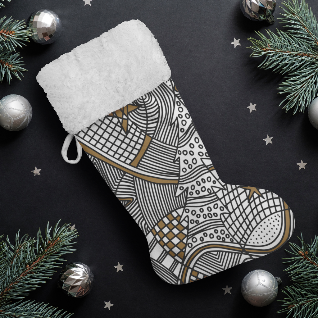 Christmas Graphic Ornament | Christmas Stocking