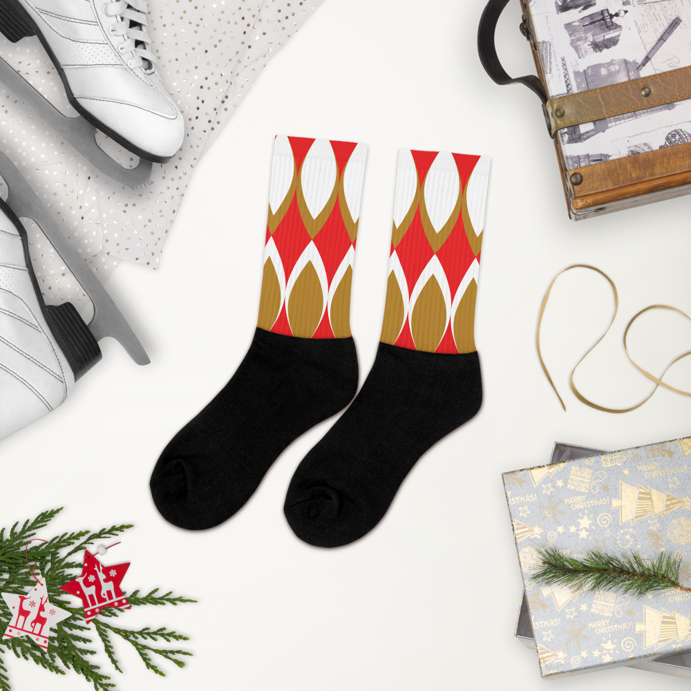 Golden Eye Christmas | Socks