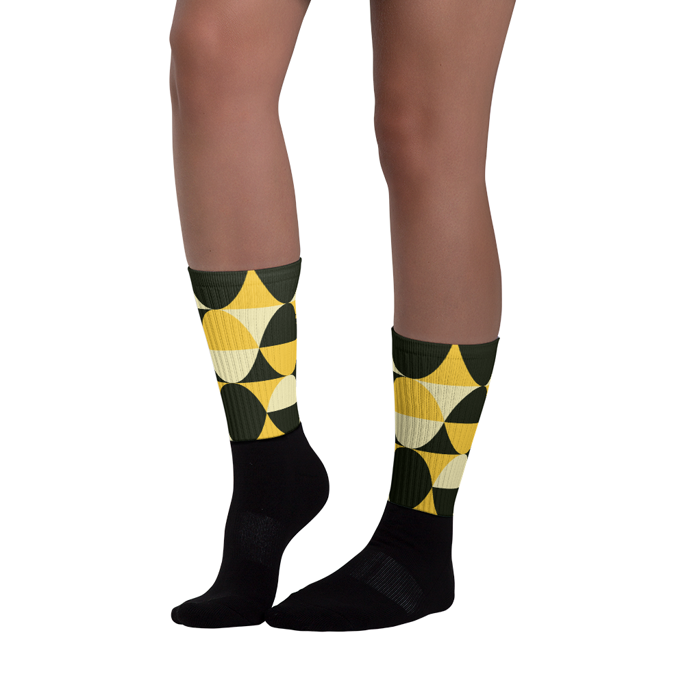 Yellow and Black Eggs | Socks