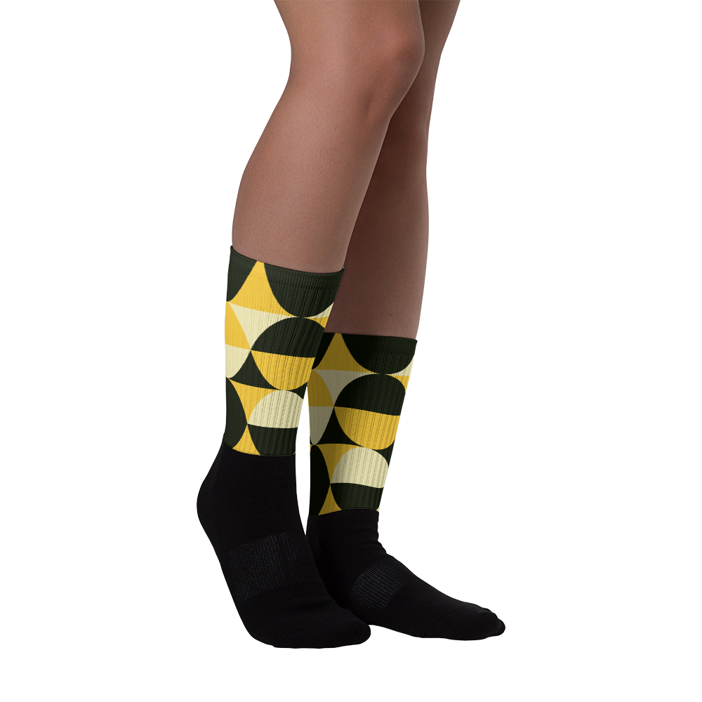 Yellow and Black Eggs | Socks