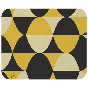 Yellow and Black Eggs | Mousepad