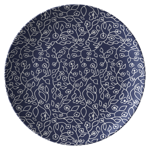White Small Flowers | Plate