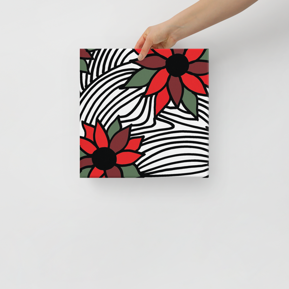 Christmas Flowers | Canvas