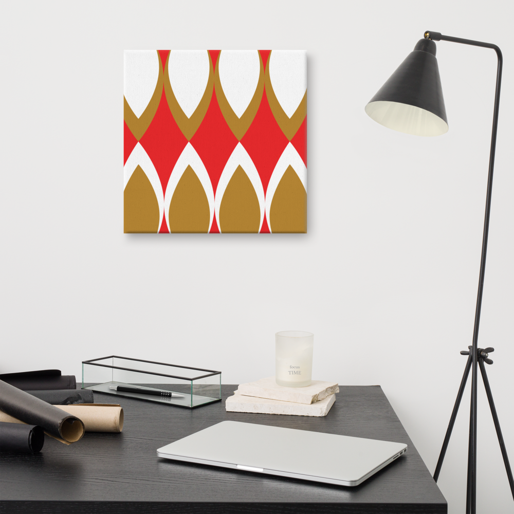 Golden Eye Christmas | Canvas
