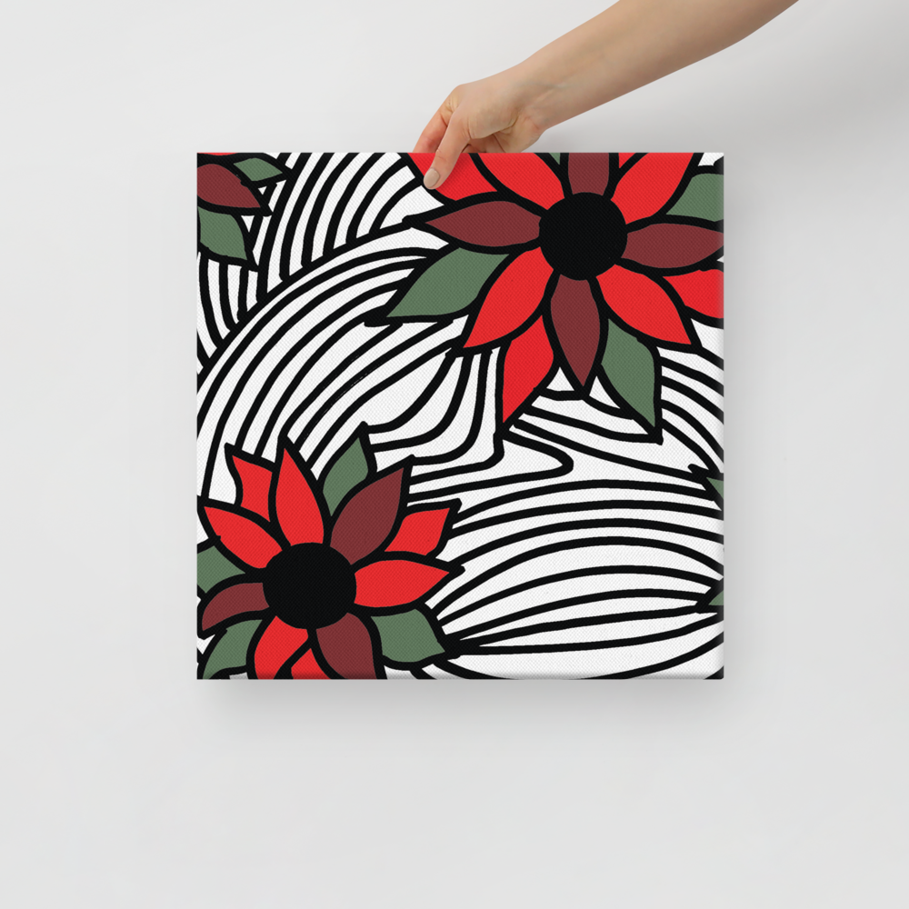 Christmas Flowers | Canvas