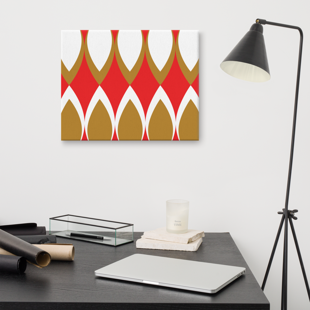 Golden Eye Christmas | Canvas