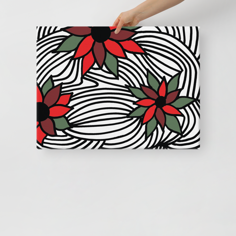 Christmas Flowers | Canvas