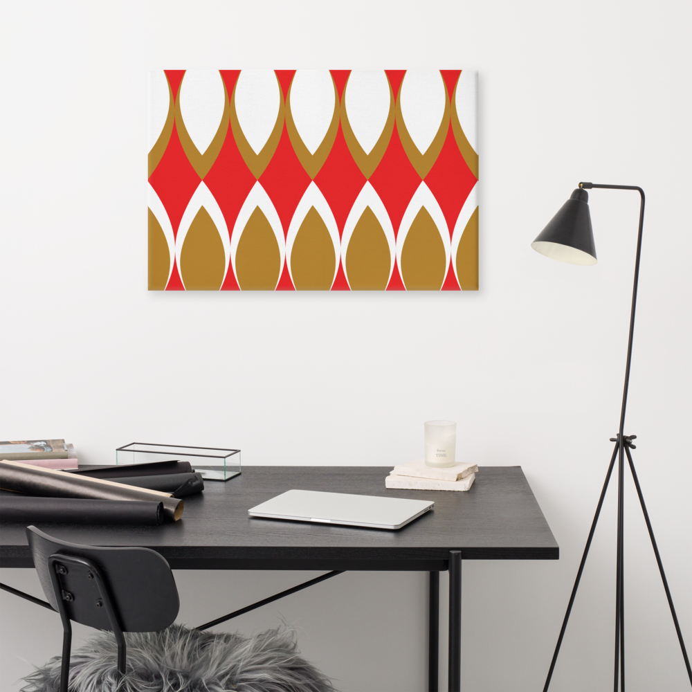 Golden Eye Christmas | Canvas