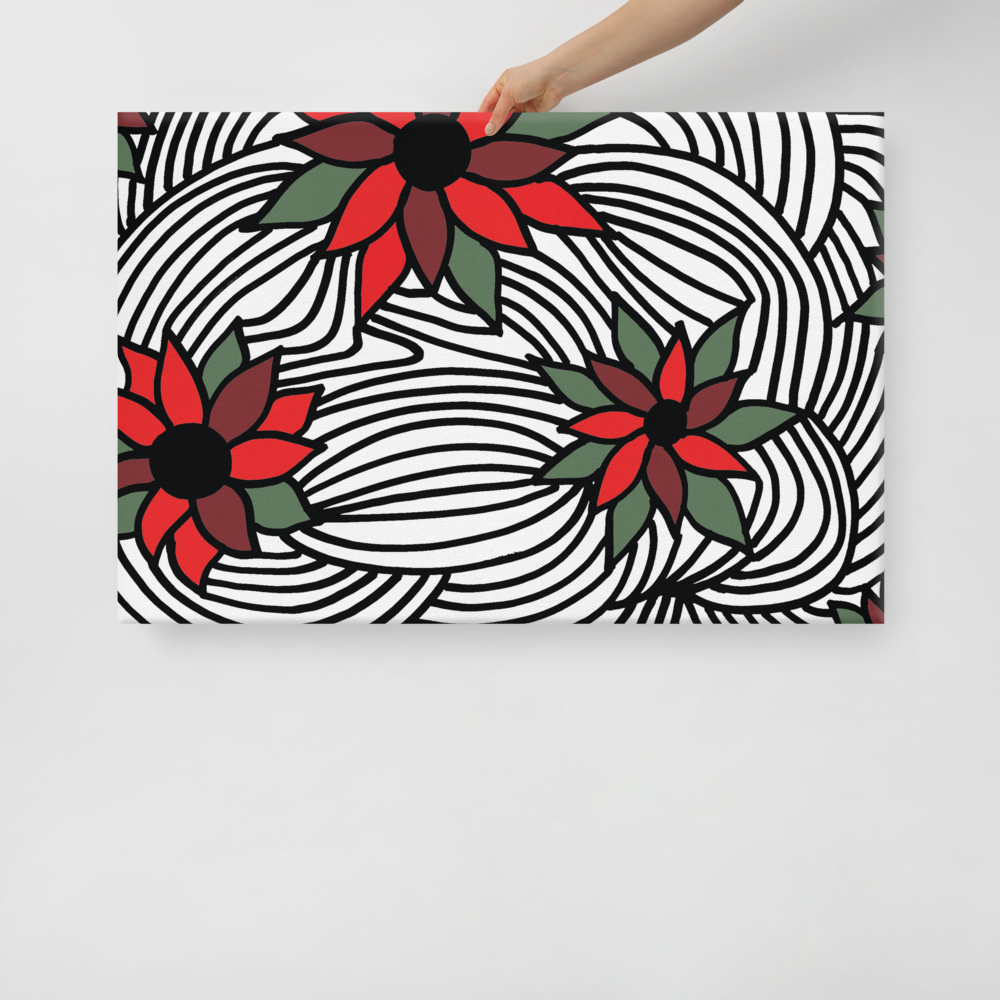 Christmas Flowers | Canvas