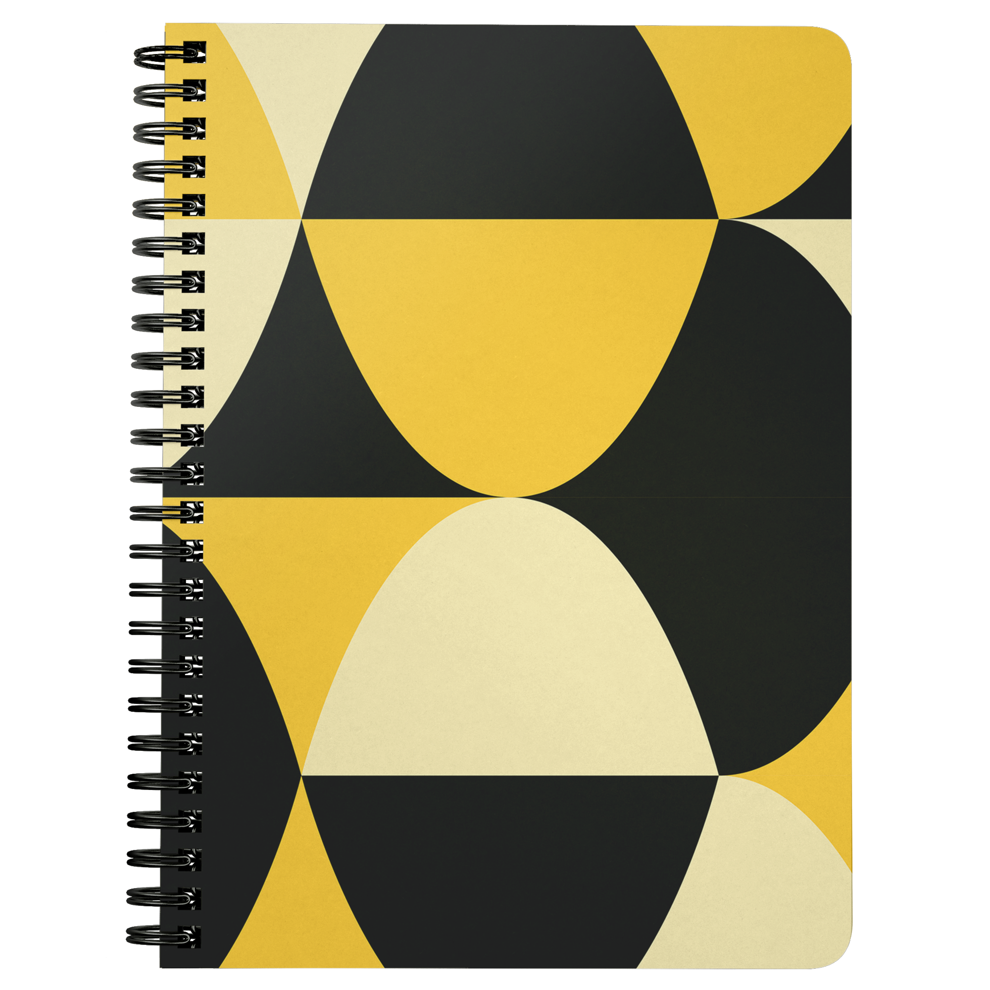 Yellow and Black Eggs | Spiralbound Notebook