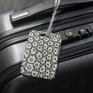 Happy White Flowers | Luggage Tag