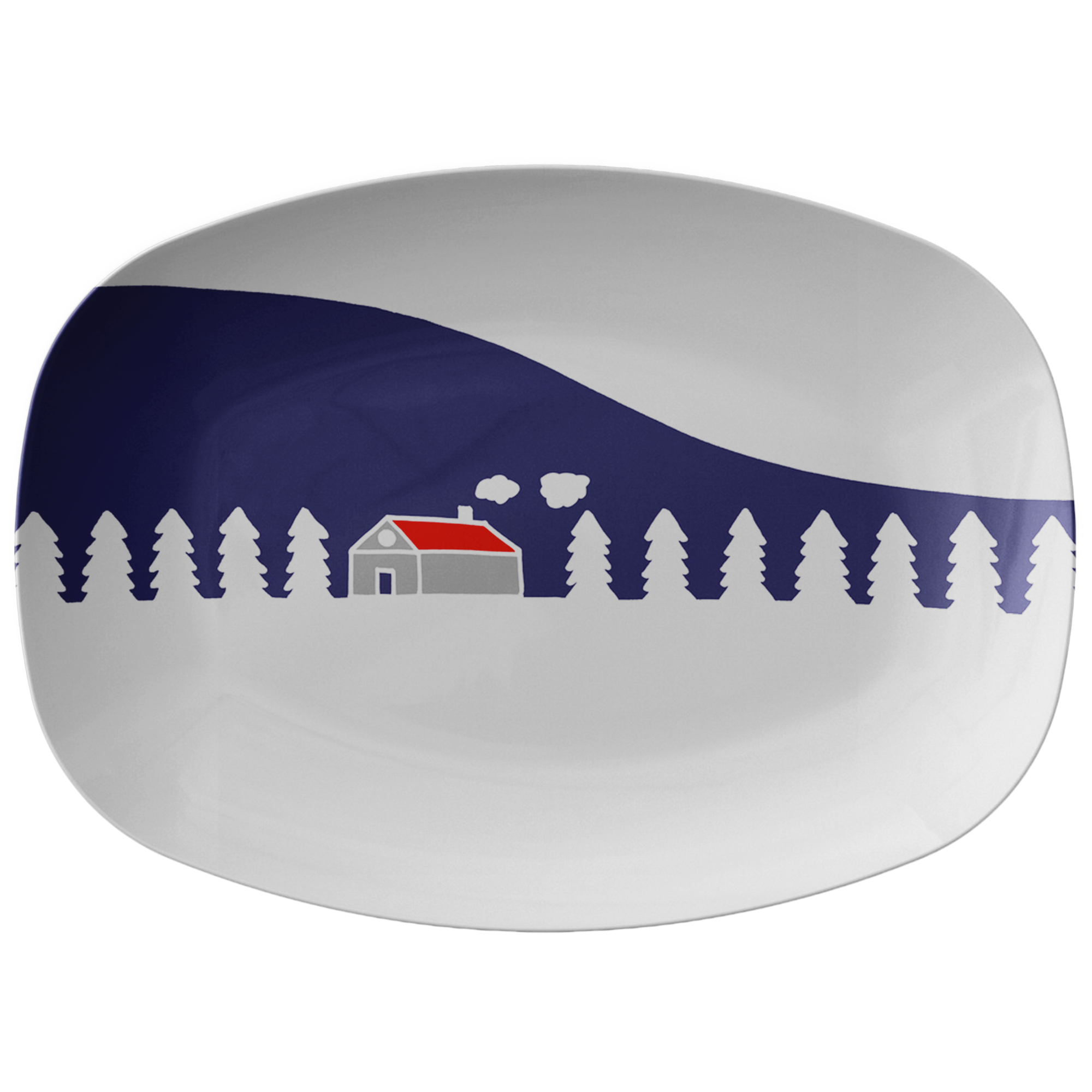 Home In White Forest | Platter