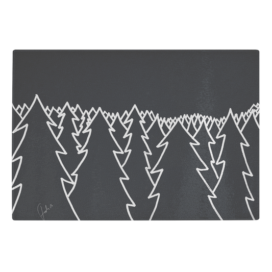 Dark Night | Glass Cutting Board
