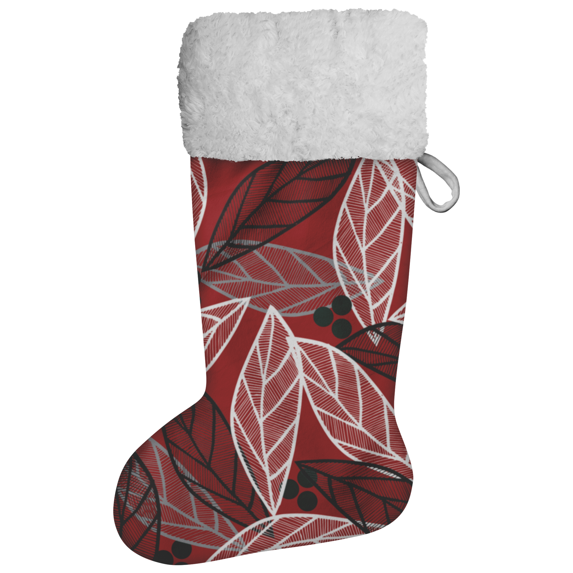 Christmas Leaves | Christmas Stocking