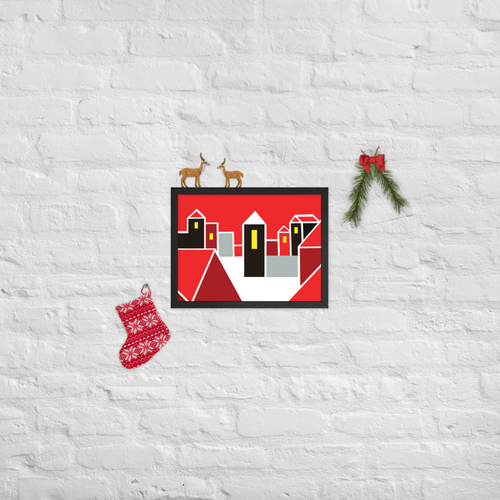 Christmas Town | Framed Poster