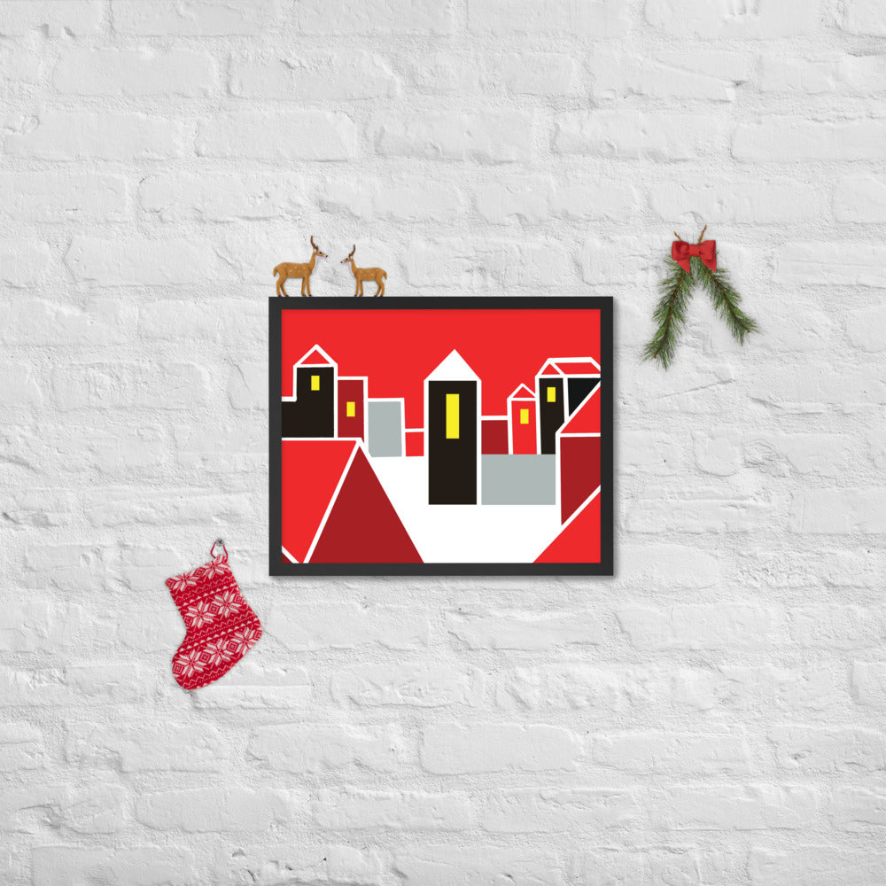 Christmas Town | Framed Poster