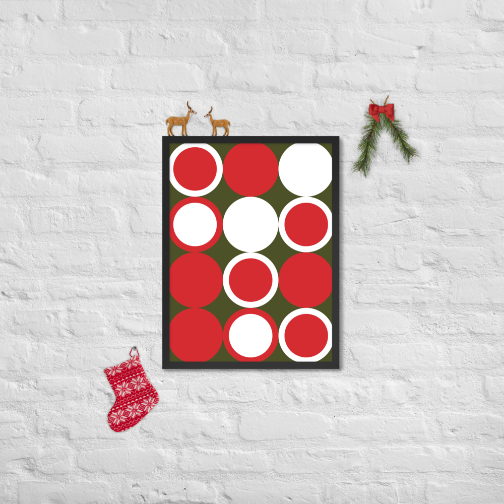Christmas Balls | Framed Poster