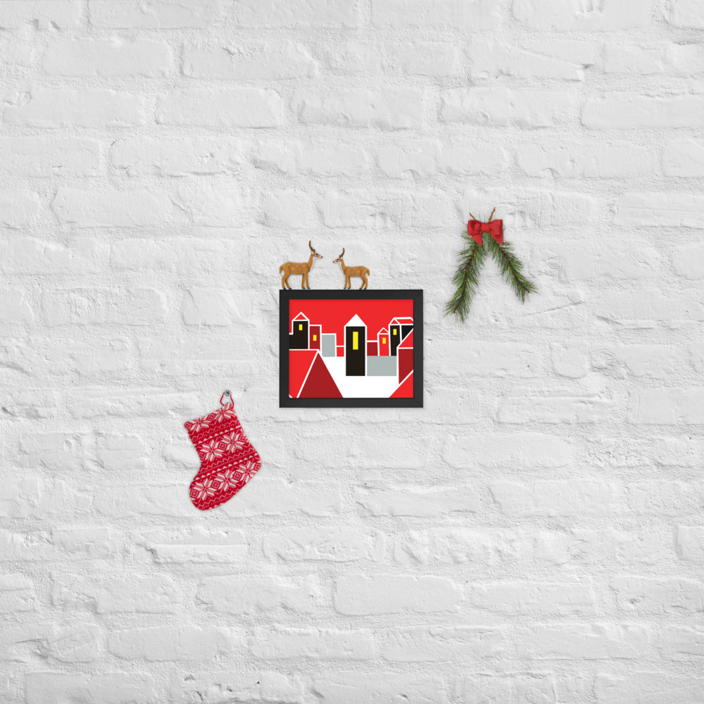 Christmas Town | Framed Poster