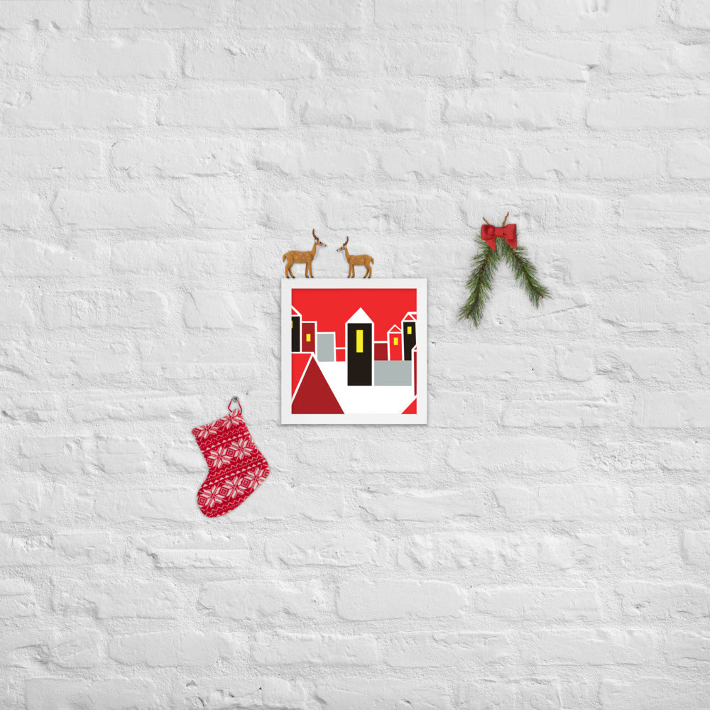 Christmas Town | Framed Poster