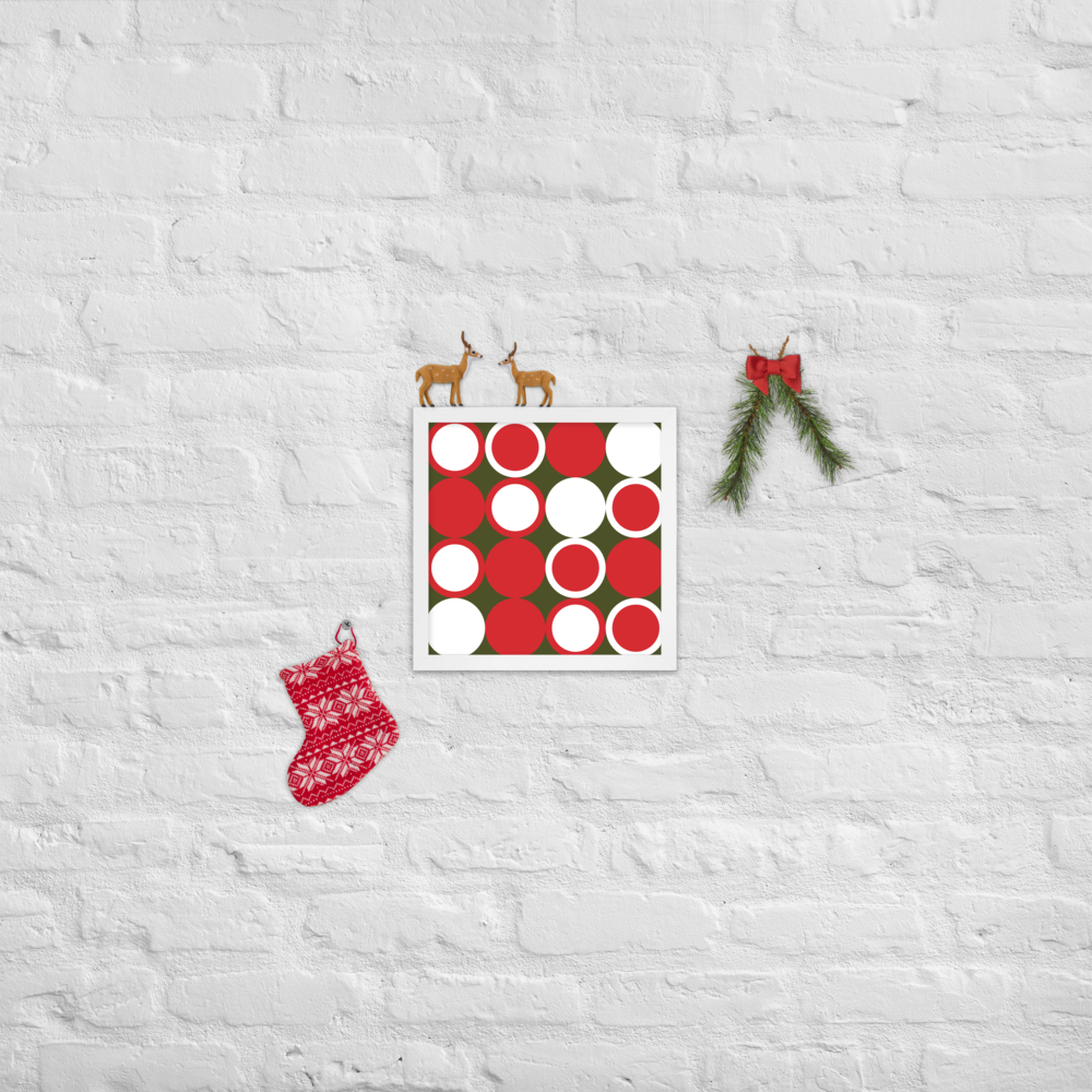 Christmas Balls | Framed Poster
