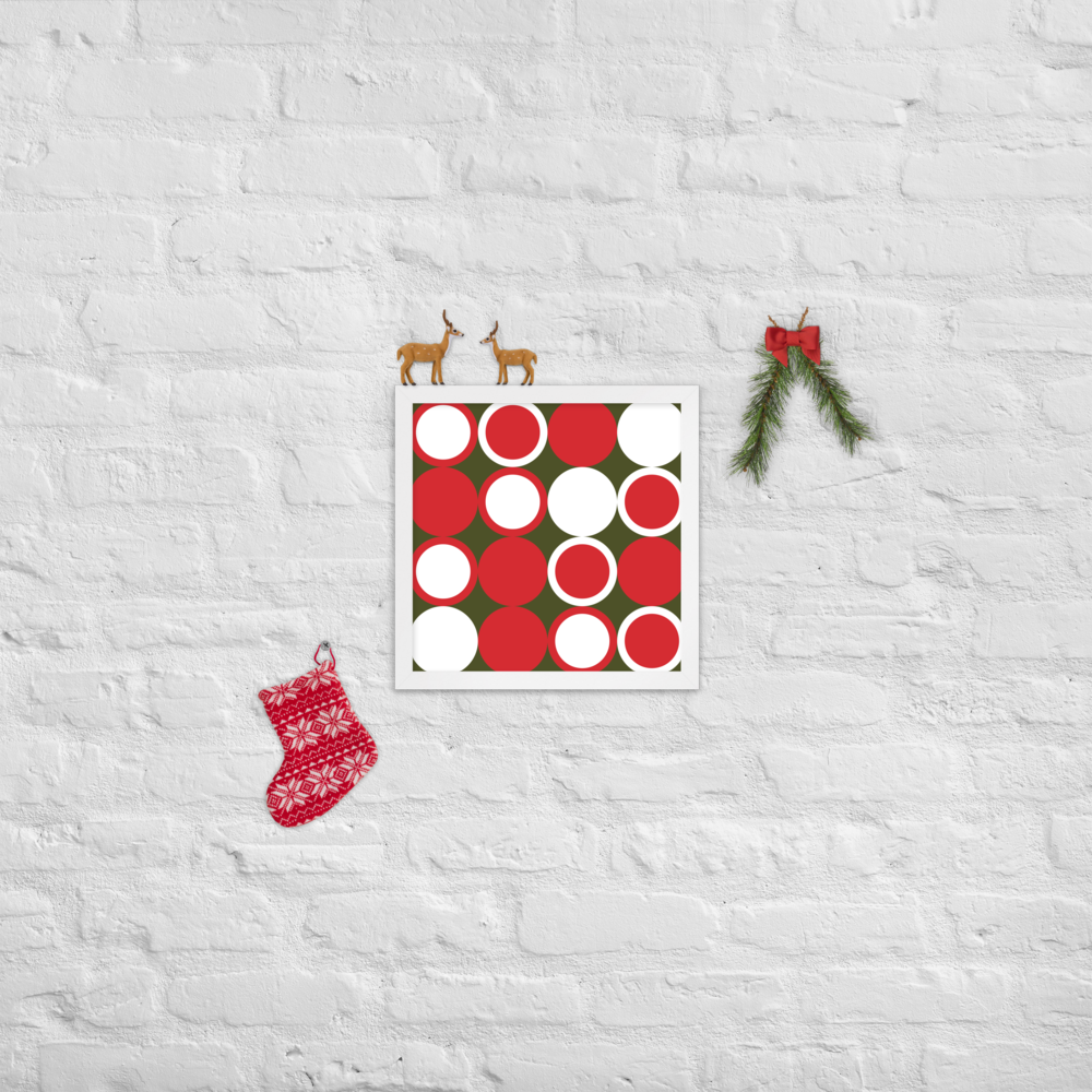 Christmas Balls | Framed Poster