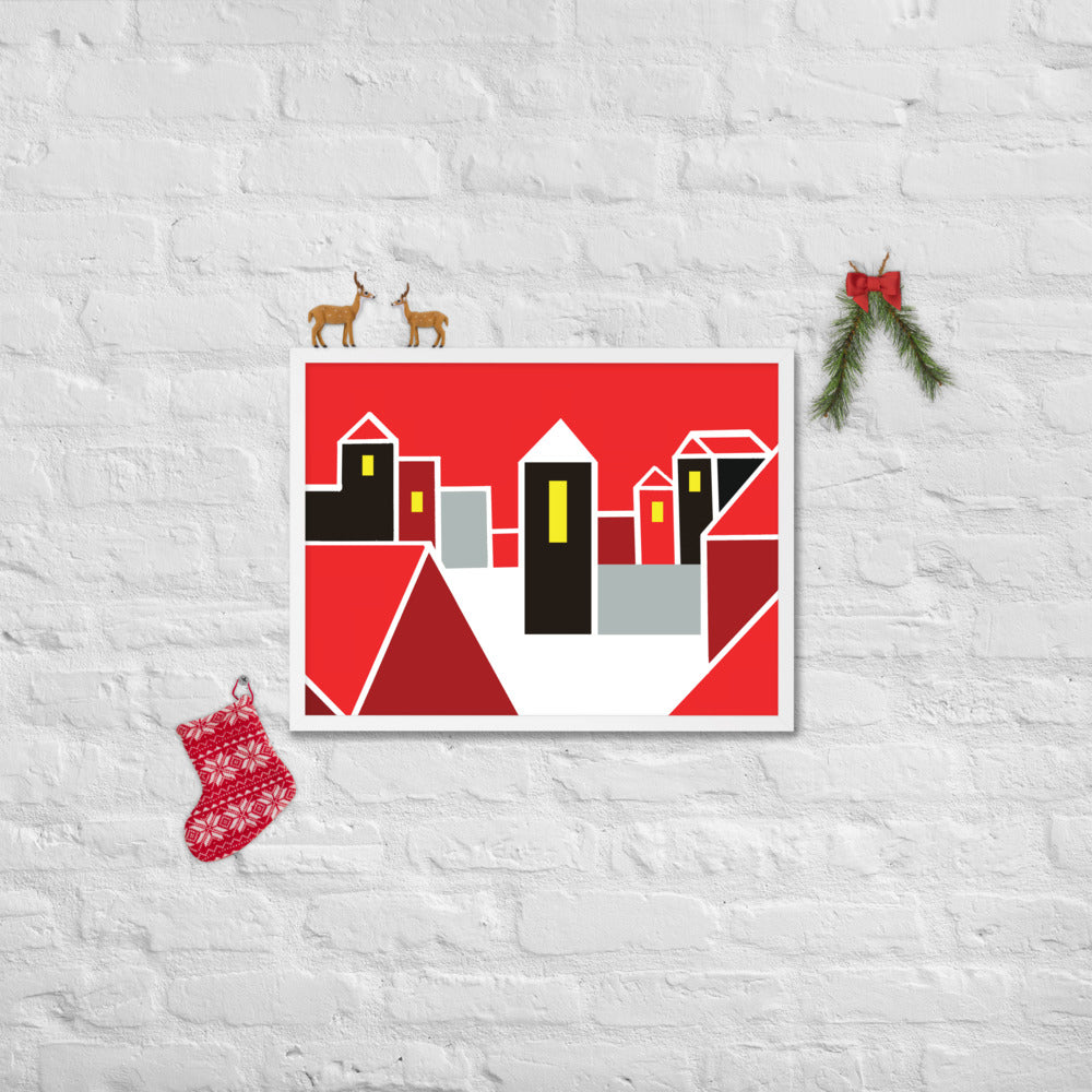 Christmas Town | Framed Poster