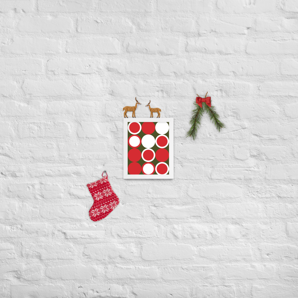 Christmas Balls | Framed Poster