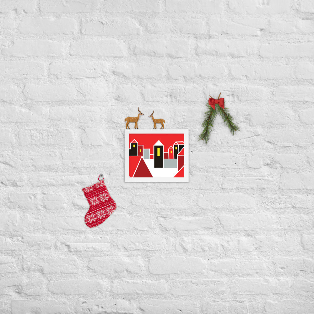 Christmas Town | Framed Poster