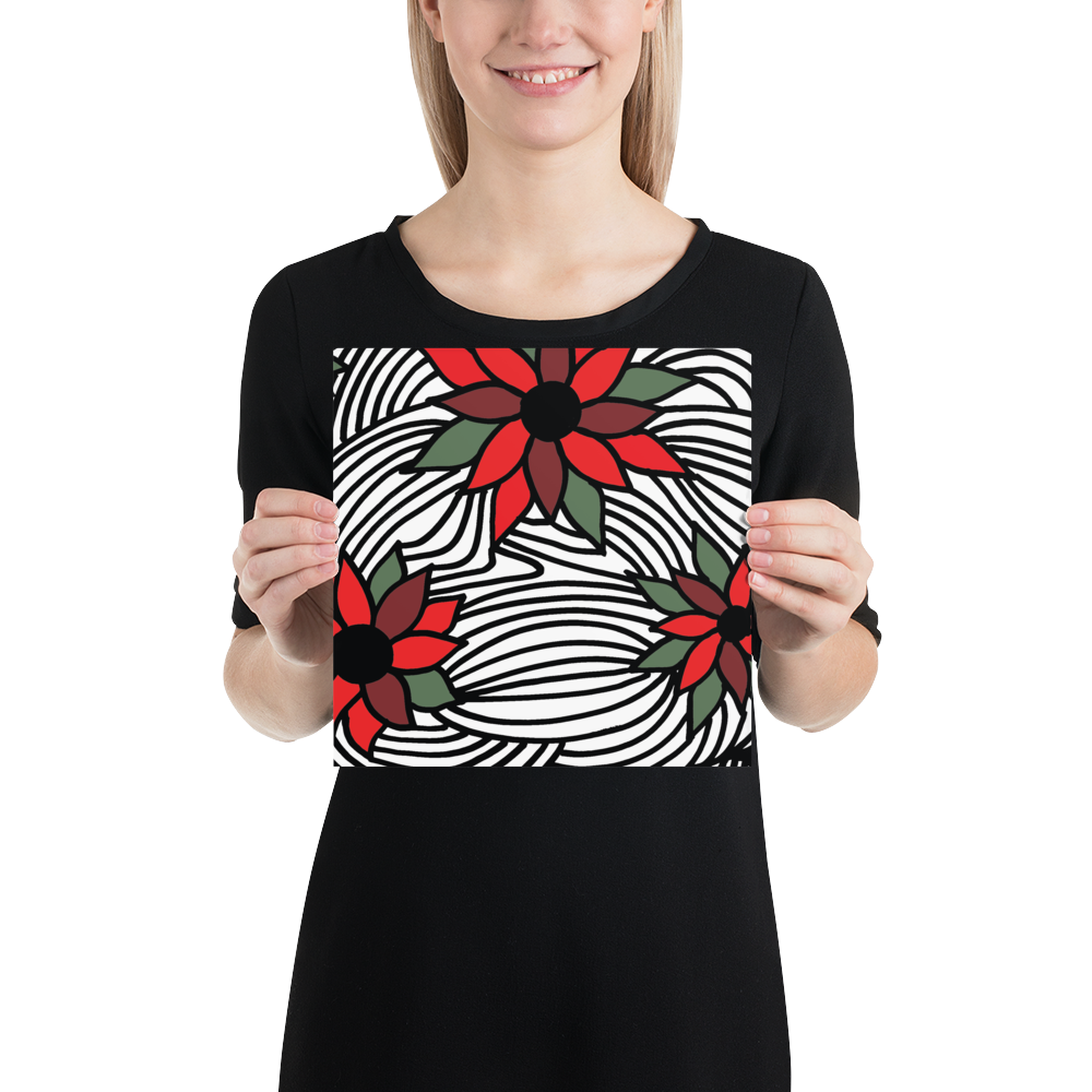 Christmas Flowers | Poster
