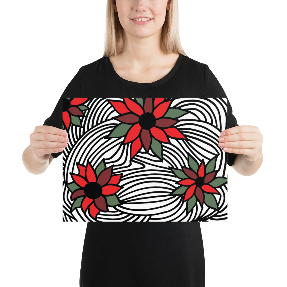Christmas Flowers | Poster