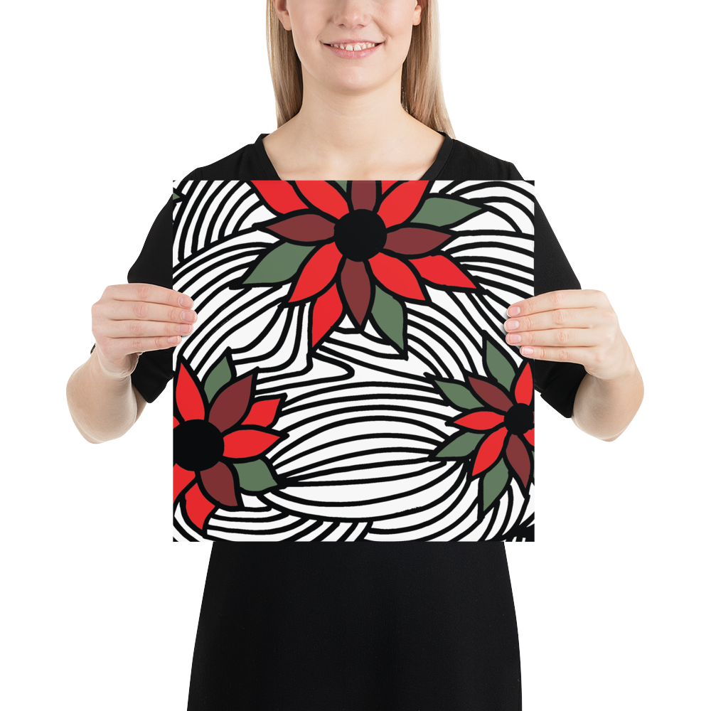 Christmas Flowers | Poster