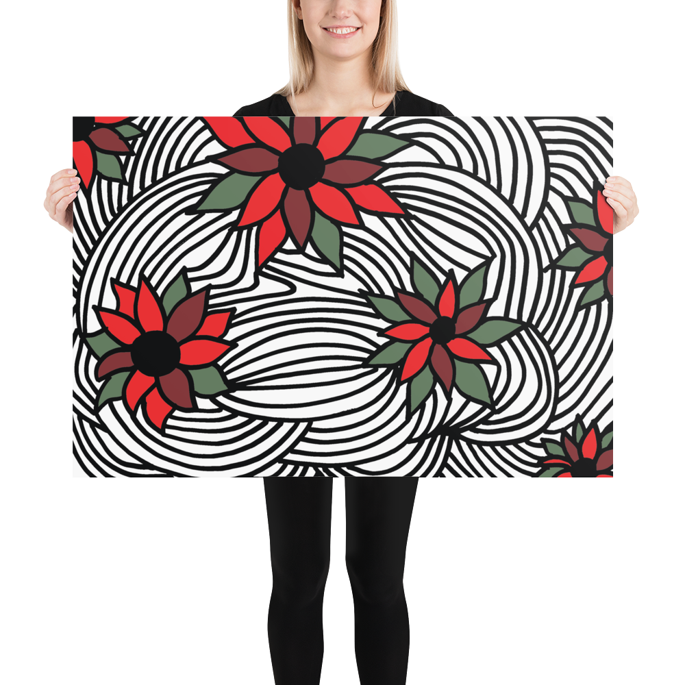 Christmas Flowers | Poster
