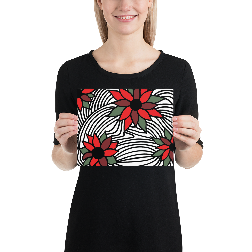 Christmas Flowers | Poster