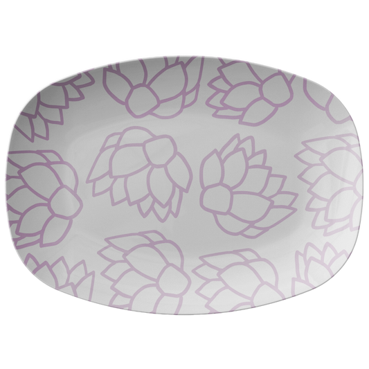 Pink Pastel Flowers | Platter