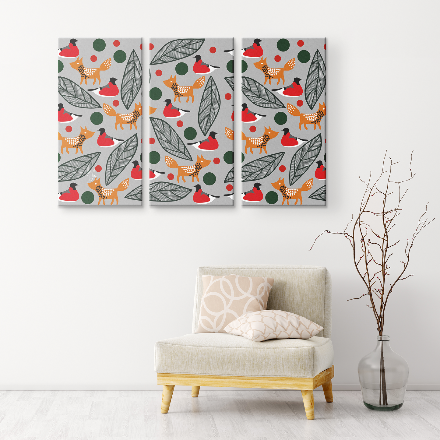 Christmas Design | 3 Piece Canvas