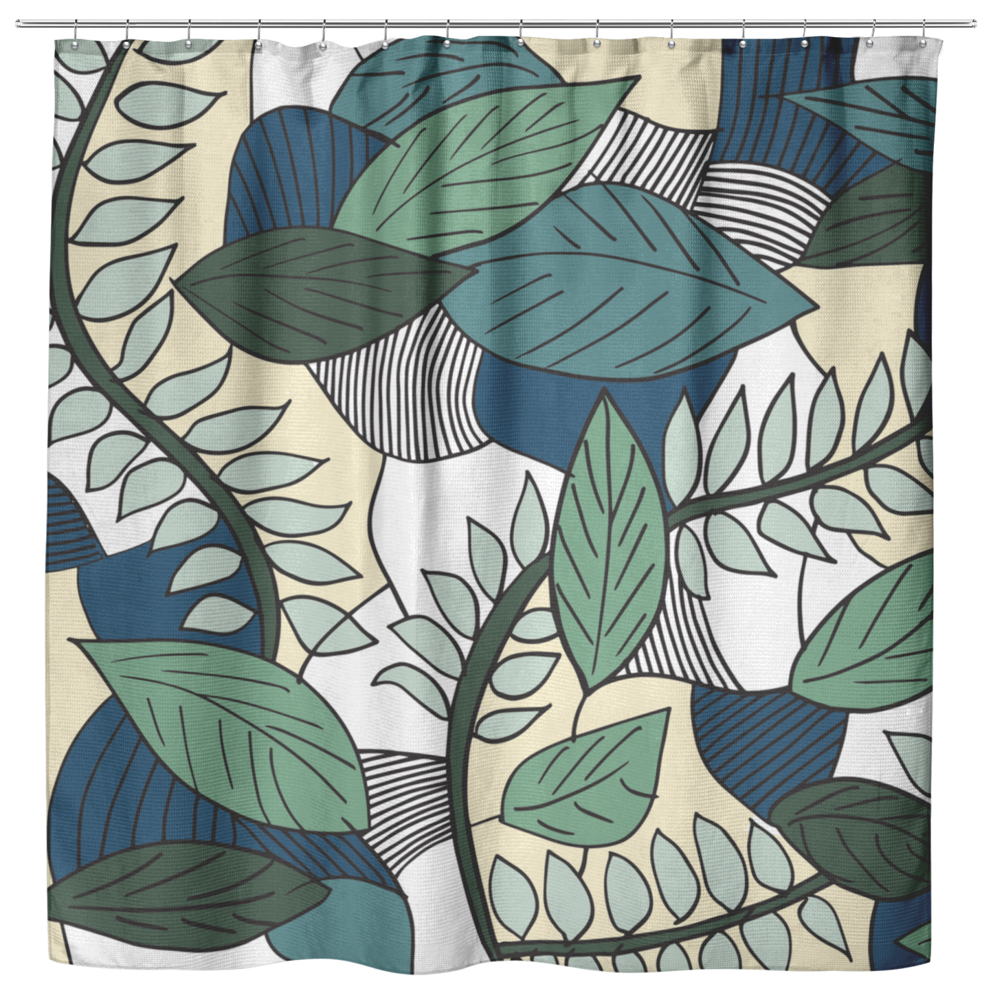 Summer Vibes | Cloth Shower Curtain