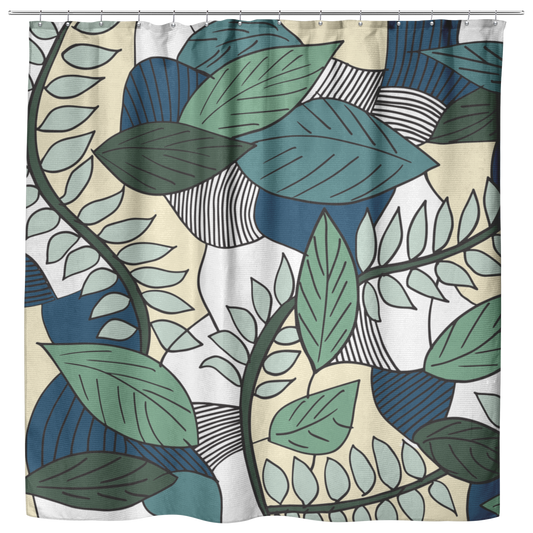 Summer Vibes | Cloth Shower Curtain
