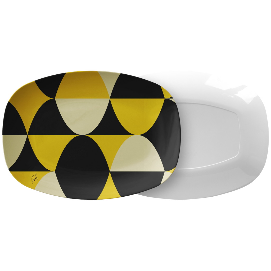 Yellow and Black Eggs | Platter