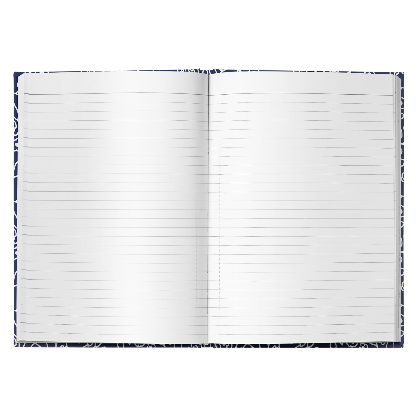 White Small Flowers | Journal - Hardcover