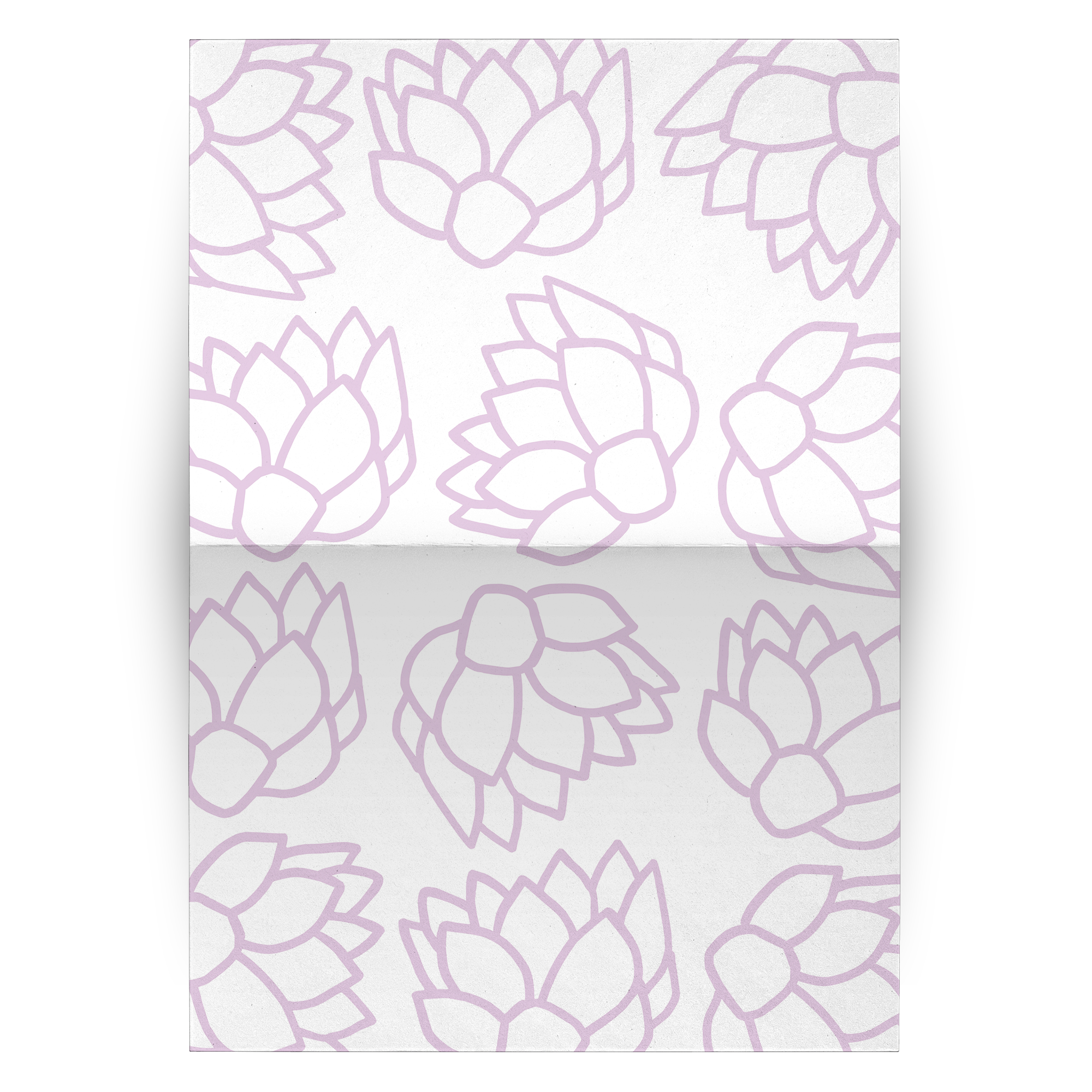 Pink Pastel Flowers | Greeting Cards