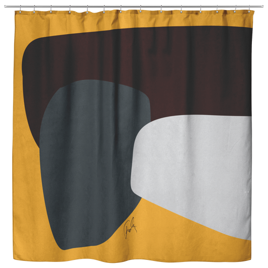 Stones | Cloth Shower Curtain