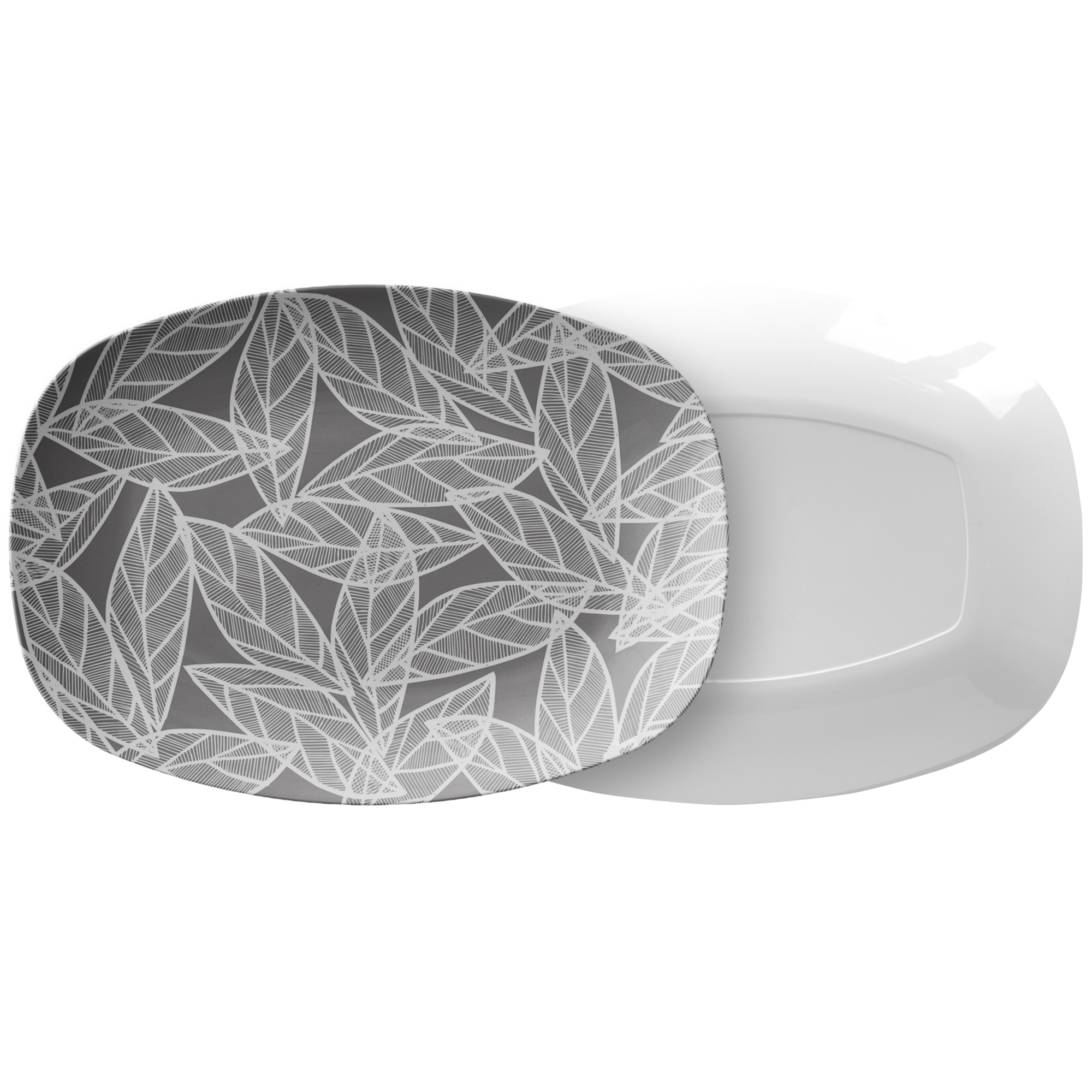 Messy White Leaves | Platter