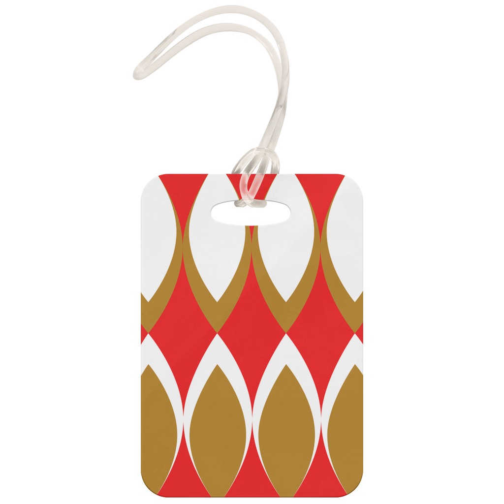 Golden Eye Christmas | Luggage Tag