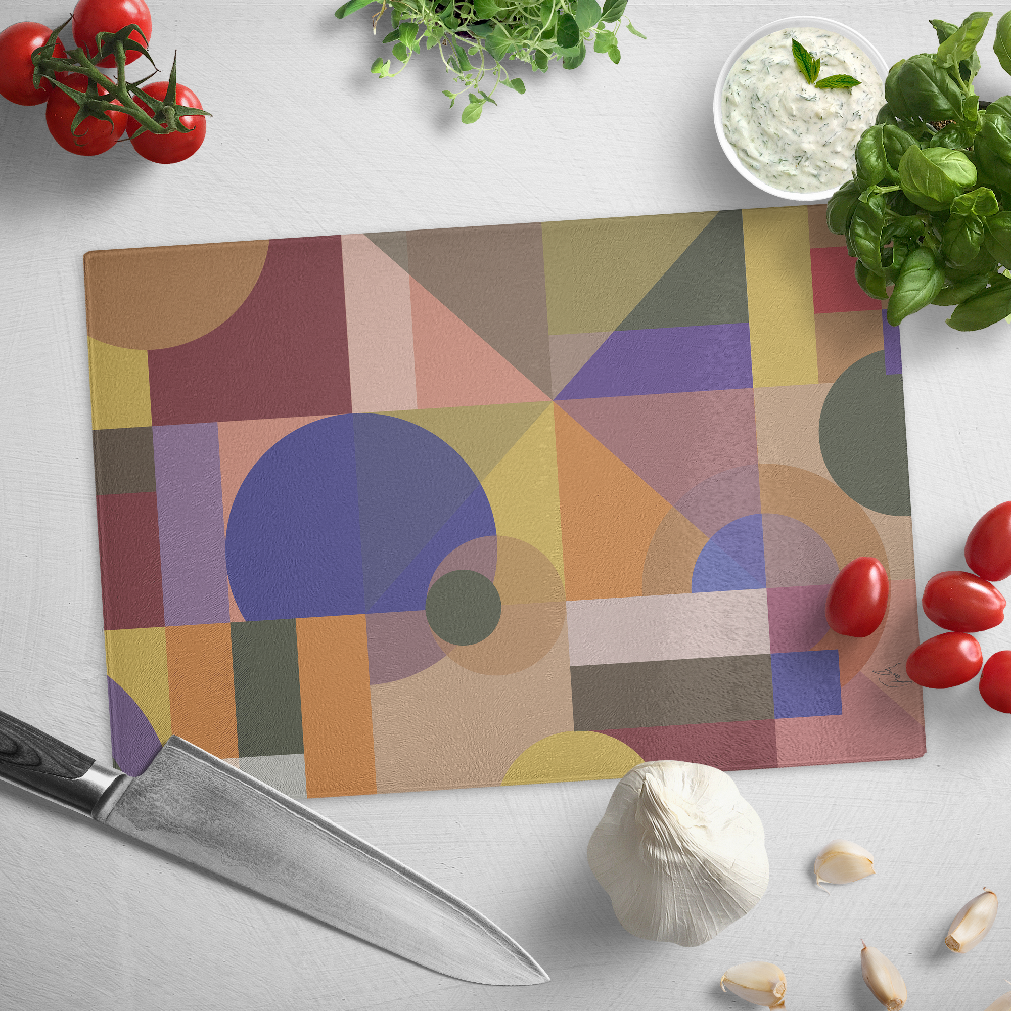 Smart Composition | Glass Cutting Board