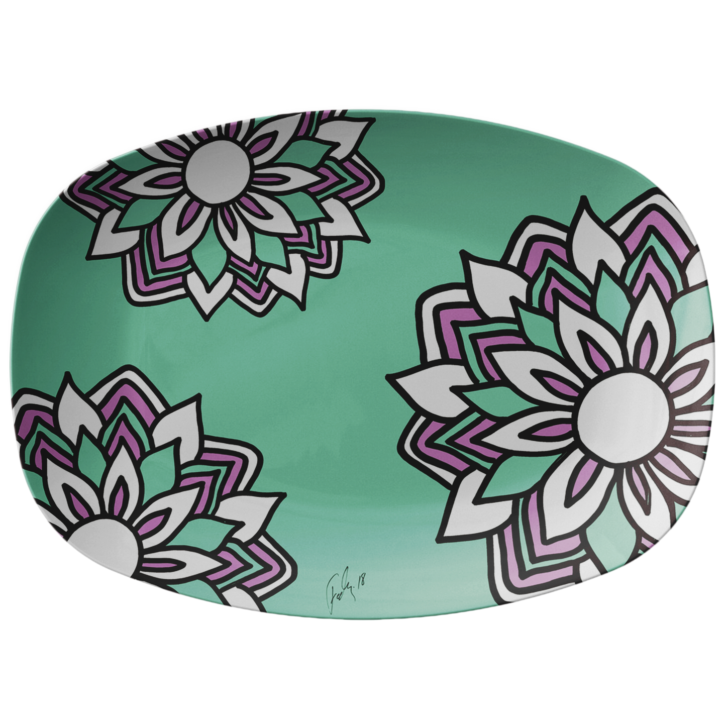 Smiling Flowers | Platter