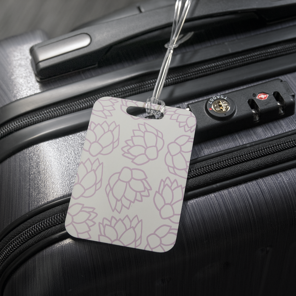 Pink Pastel Flowers | Luggage Tag
